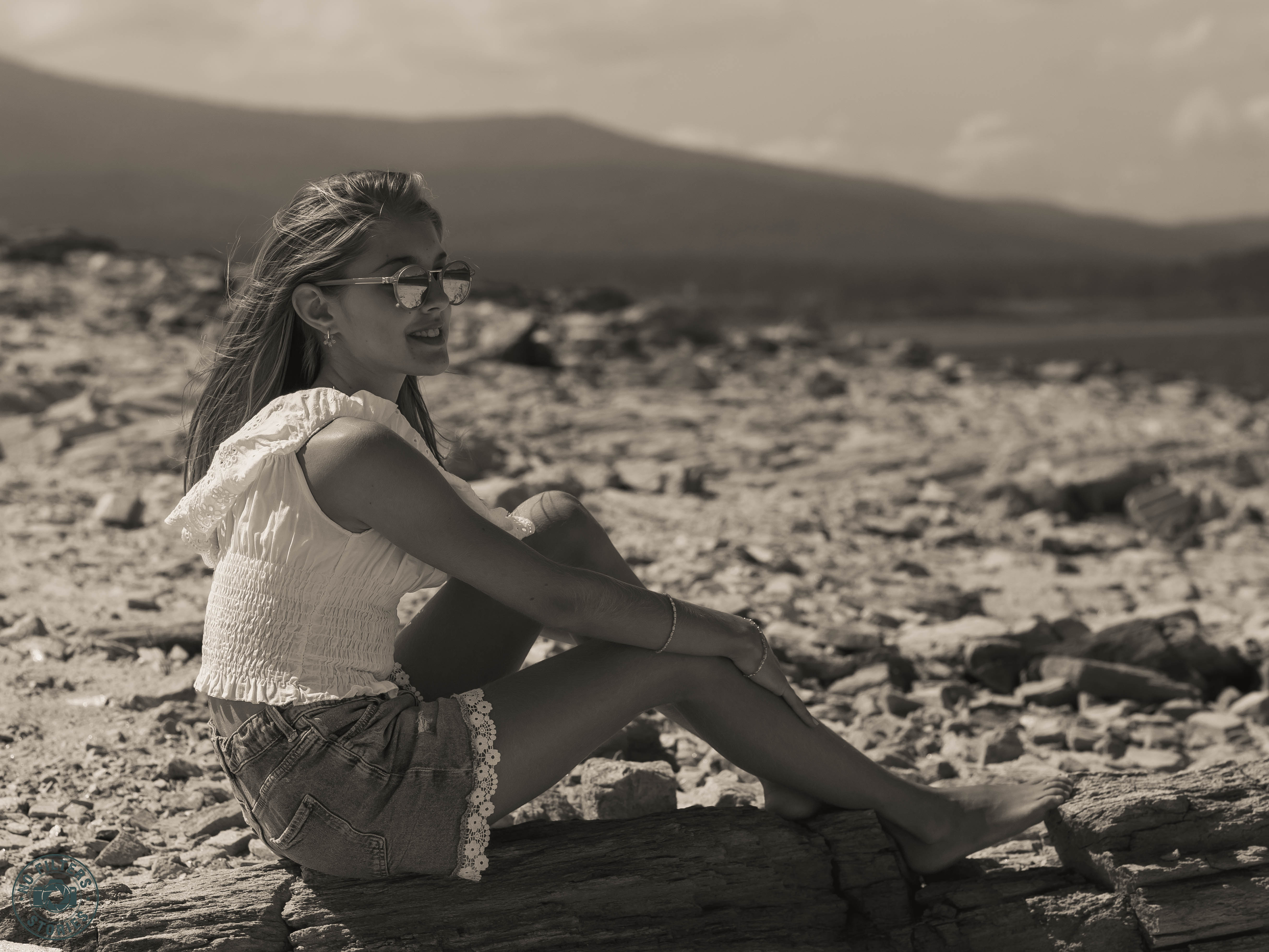 Artistic outdoor portrait photography editorial style Bulgaria